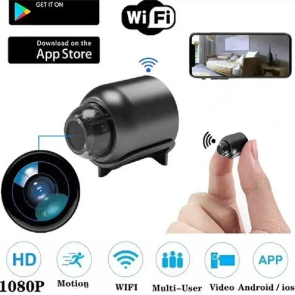 1080P HD Mini Camera Wireless WiFi Baby Monitor Indoor Safety Security Surveillance Night Vision Camcorder IP Cam Video Recorder - Image 2